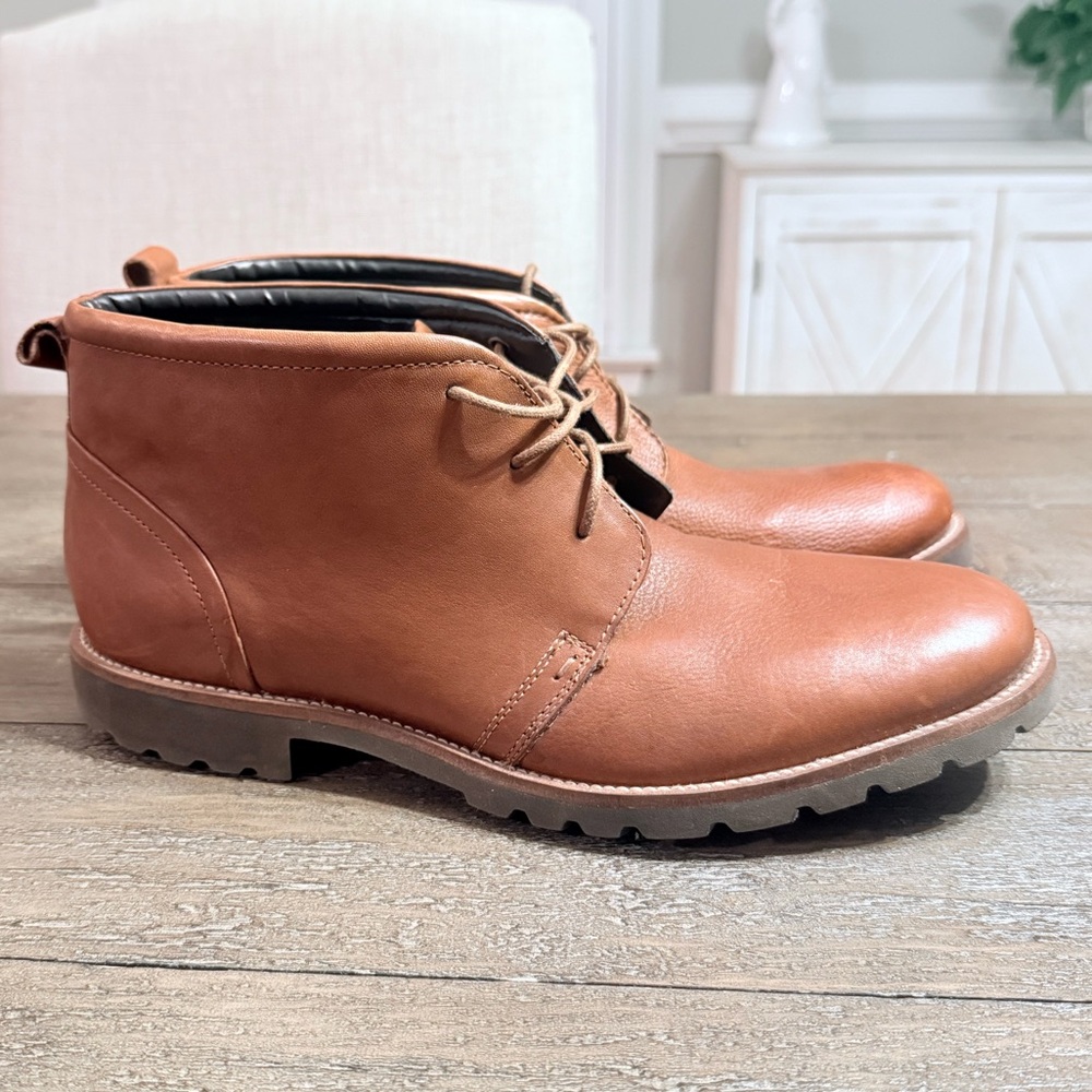 Rockport Men's Brown Chukka Boots, Size 10